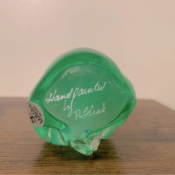 🐻 Fenton Bear Hand Painted by P. Fleak 🐻 - Picture 5 of 5